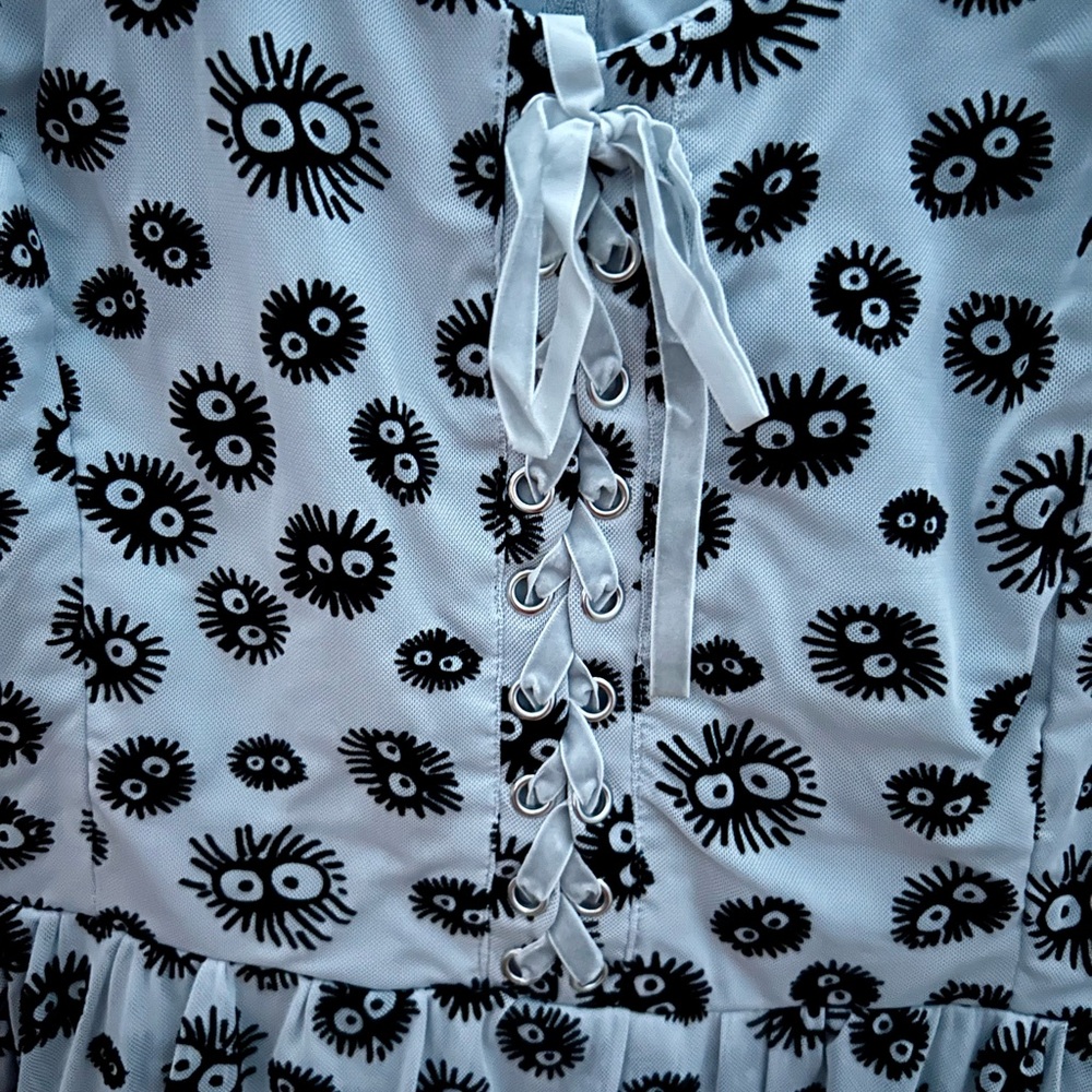 Her Universe Black and White Midi Dress with Spritz - Picture 4 of 5